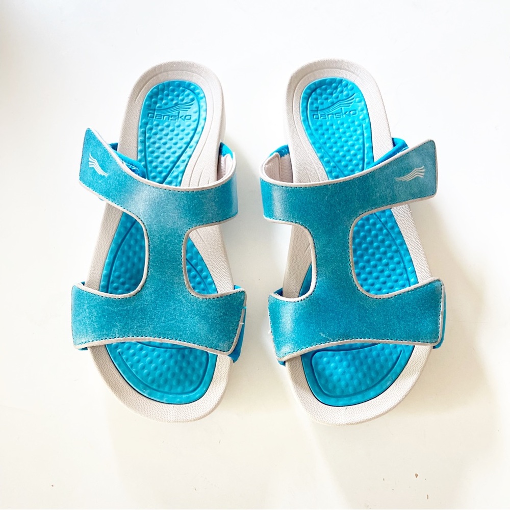 Dansko leather Velcro sandals